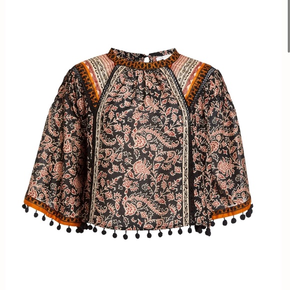 NWT Love the Label Lily Top Riana Print - Picture 3 of 7